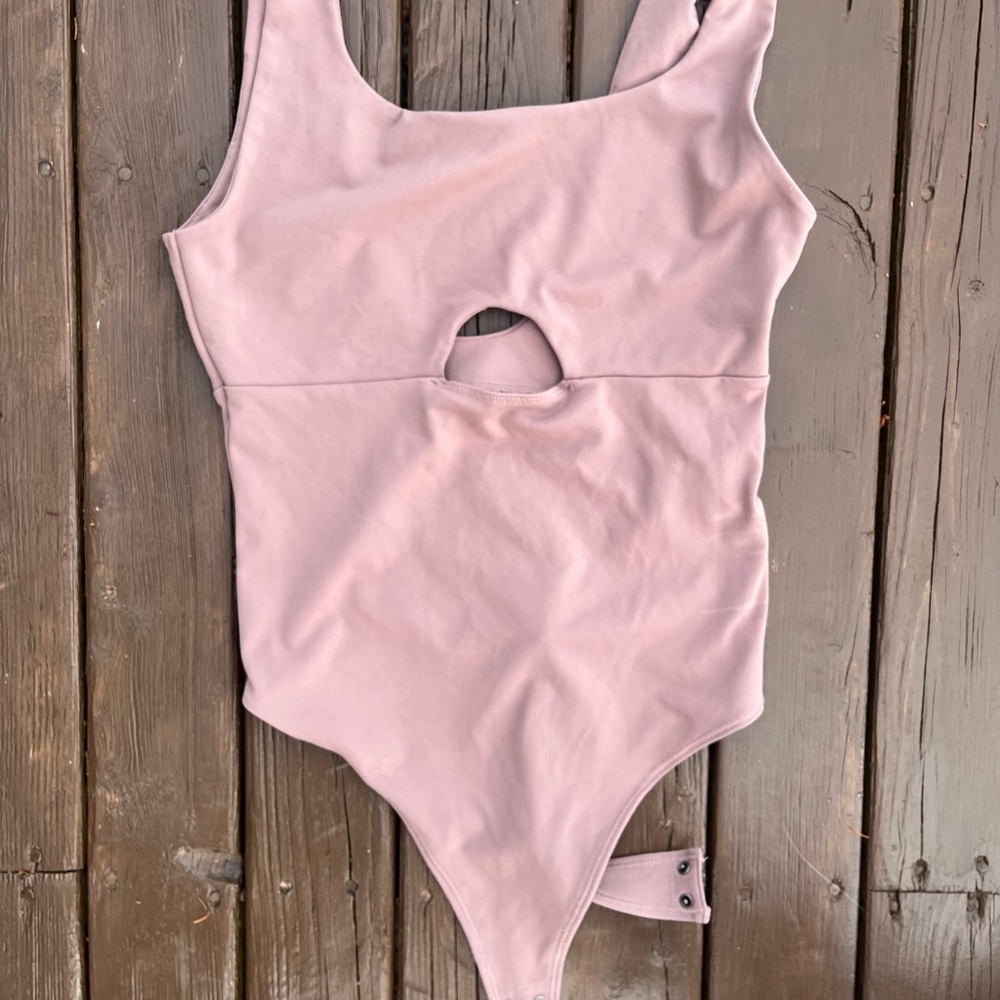 Abercrombie & Fitch Mauve Soft Bodysuit